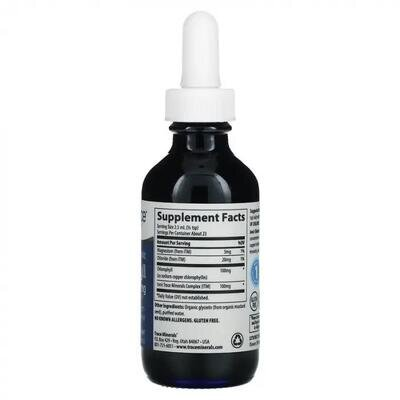 Хлорофіл іонний Trace Minerals Ionic Chlorophyll 100 мг у краплях, 59 мл