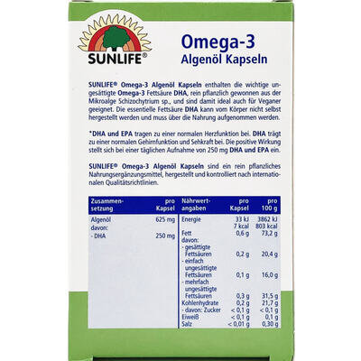 Вітаміни Sunlife Omega-3 Kapseln капсули №30