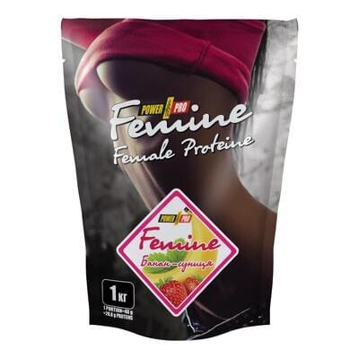Протеїн Power Pro Femine Female Proteine банан-суниця, 1 кг
