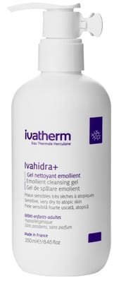 Гель Ivatherm Ivahidra+ Hydrating Cleansing Gel очищаючий для чутливої, сухої та атопічної шкіри, 500 мл