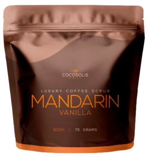 Скраб для тіла Cocosolis Luxury Coffee кавовий, набір (4 шт х 70 г), 280 г
