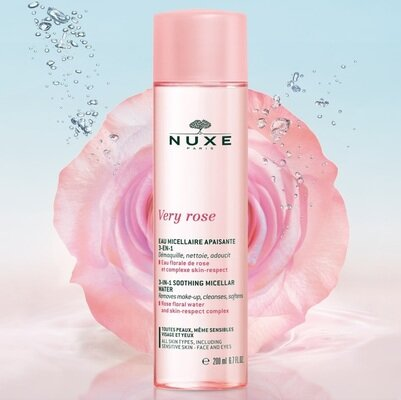 Міцелярна вода Nuxe 3 в 1 Very Rose заспокійлива, 200 мл