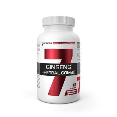 Женьшеню екстракт 7Nutrition Ginseng + Herbal Combo, 60 капсул