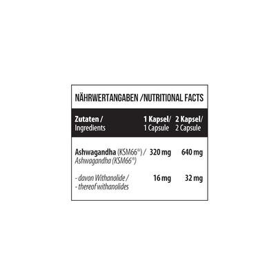 Ашваганда MST Nutrition Ashwagandha KSM-66 320 мг, 120 капсул