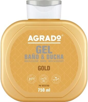 Гель для душу Agrado Gold Золото, 750 мл