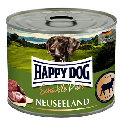 Корм вологий для собак Happy Dog Sensible Pure Neuseeland з ягням, 200 г