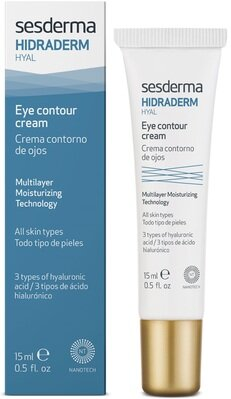 Крем для контуру очей Sesderma Hidraderm Hyal з трьома видами гіалуронової кислоти, 15 мл