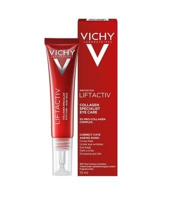 Крем Vichy LiftActiv Collagen Specialist антивіковий для корекції ознак старіння шкіри навколо очей, 15 мл