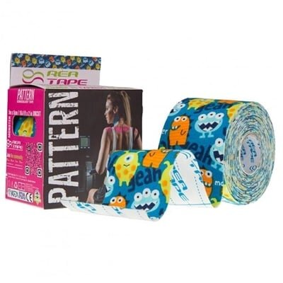 Кінезіо тейп REA TAPE Pattern 5 см х 5 м, монстрики