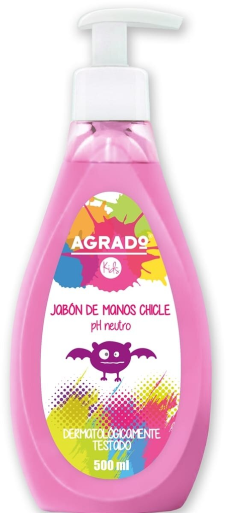 Мило рідке для рук Agrado Kids дитяче Жувальна Гумка, 500 мл