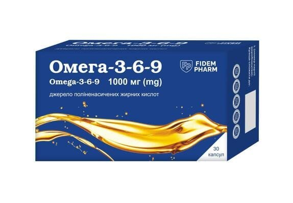 Омега-3-6-9 Фідем Фарм капсули по 1000 мг №30
