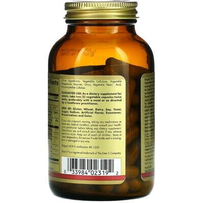 Кверцетин з Естер-С Solgar Quercetin Complex with Ester-C Plus вег. капсули №100