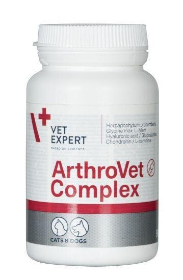 Артровет Комплекс (Arthrovet Complex) (ДЛЯ ТВАРИН) для профілактики і лікування порушень функції суглобових хрящів і суглобів, 60 таблеток