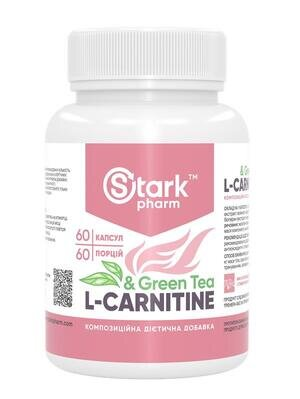 Жироспалювач Stark Pharm Stark L-Carnitine & Green Tea Extract 600 мг, 60 капсул