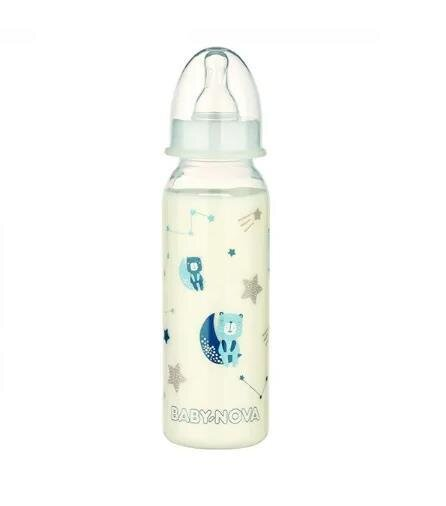 Пляшечка Baby-Nova 47011-1 Night з декором для хлопчиків, 240 мл