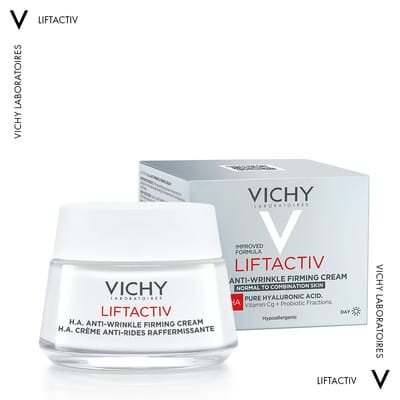 Крем для обличчя Vichy Liftactiv H.A. розгладжуючий з гіалуроновою кислотою для корекції зморшок для нормальної та комбінованої шкіри, 50 мл