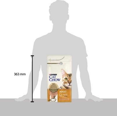 Корм сухий Purina Cat Chow Adult з качкою, 1,5 кг