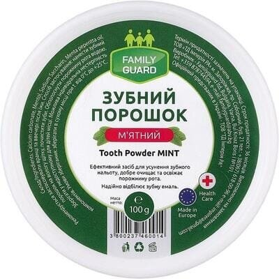 Зубний порошок Family Guard М'ятний, 100 г