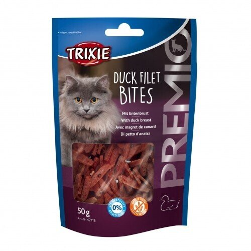 Ласощі для кішок Trixie 42716 Premio Duck Filet Bites філе качки сушене, 50 г