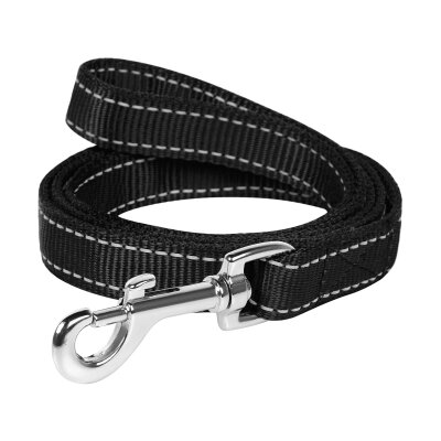 Повідець Collar DOG Extreme 42991 нейлон подвійний, чорний, 25 мм * 1,1 м