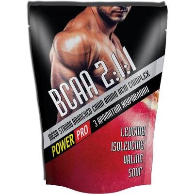 Амінокислота Power Pro Bcaa 2:1:1 журавлина, 500 г