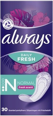 Прокладки щоденні Always Daily Fresh Normal Свіжий аромат, 30 штук