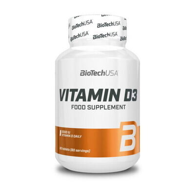 Вітамін Д3 Biotech Vitamin D3, 60 таблеток
