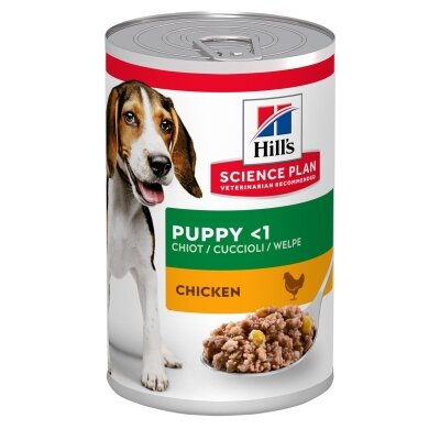 Корм вологий для цуценят Hill's Science Plan Puppy, з куркою, 370 г