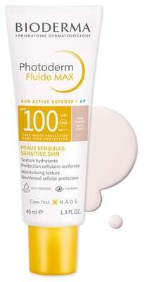 Флюїд для обличчя Bioderma Photoderm Max SPF 100 сонцезахисний дуже світлий, 40 мл
