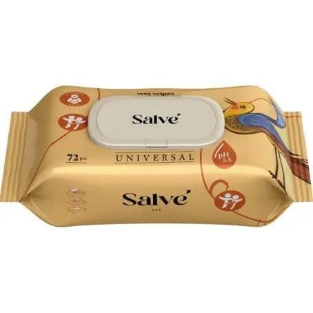Серветки вологі Salve універсальні, 72 шт
