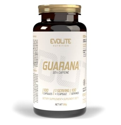 Гуарана Evolite Nutrition Guarana 22% Caffeine, 100 веганських капсул