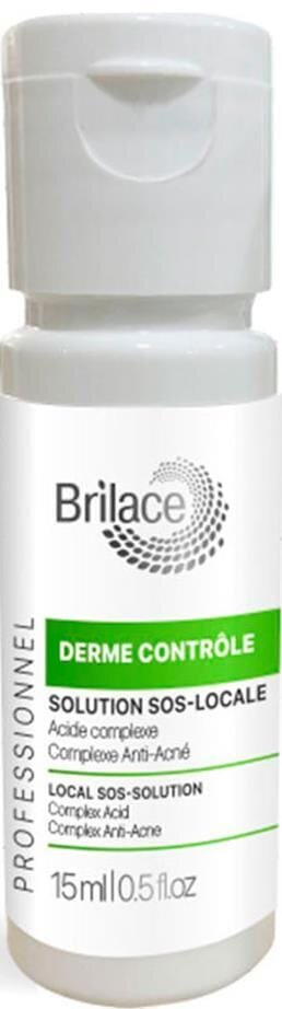 Лосьон для обличчя Brilace Derme Controle Solution SOS-Locale локальний підсушуючий, 15 мл