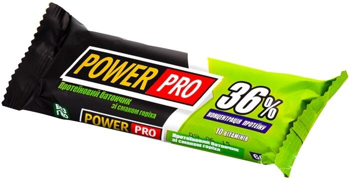 Батончик протеїновий Power Pro 36% класичний зі смаком горіху, 60 г