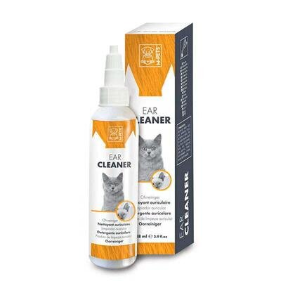 Лосьйон M-Pets Ear Cleaner для чищення вух котів, 118 мл