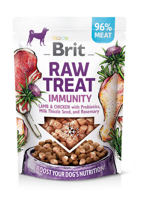 Ласощі для собак Brit Raw Treat Immunity для імунітету, ягня і курка, 40 г