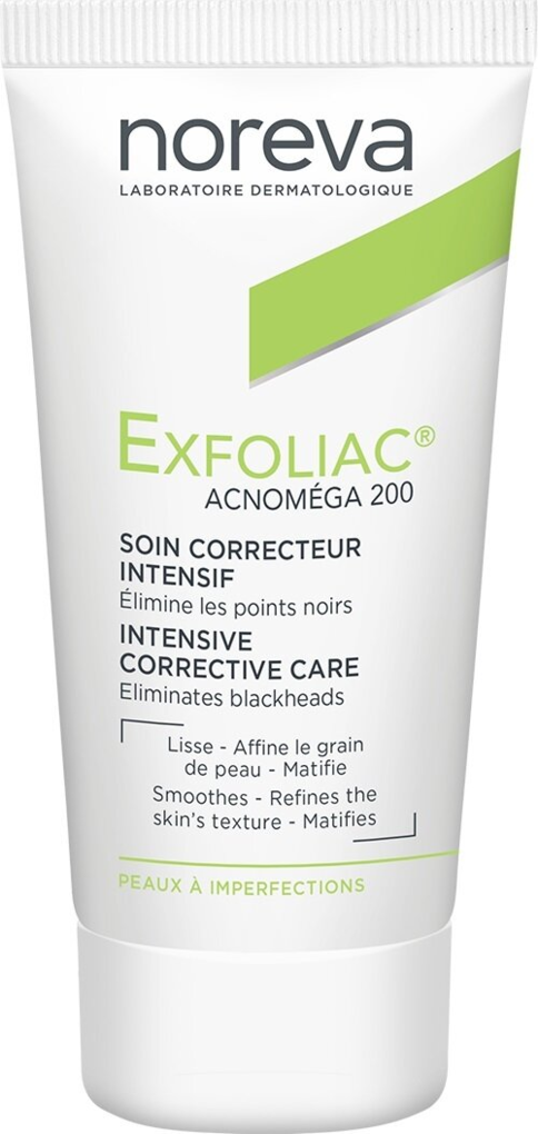 Крем для обличчя Noreva Exfoliac Acnomega 200 Intensive інтенсивний матуючий, 30 мл