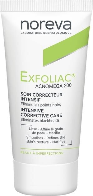 Крем для обличчя Noreva Exfoliac Acnomega 200 Intensive інтенсивний матуючий, 30 мл