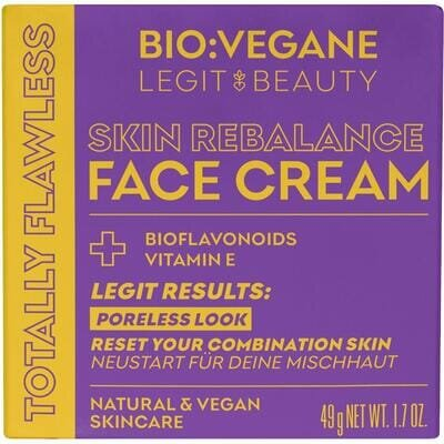 Крем для обличчя Bio:Vegane відновлення балансу шкіри, 50 мл