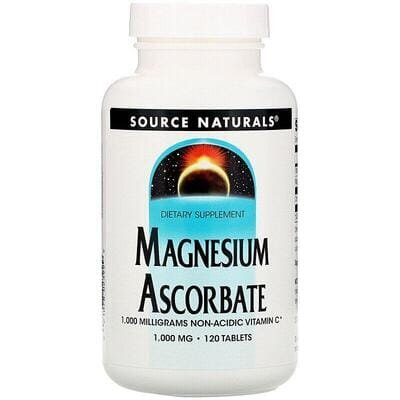 Магній аскорбат Source Naturals Magnesium Ascorbate 1000 мг, 120 таблеток