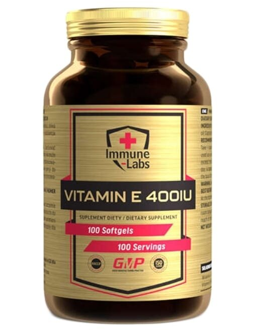 Вітамін Е Immune Labs Vitamin E 400 МО м'які капсули №100