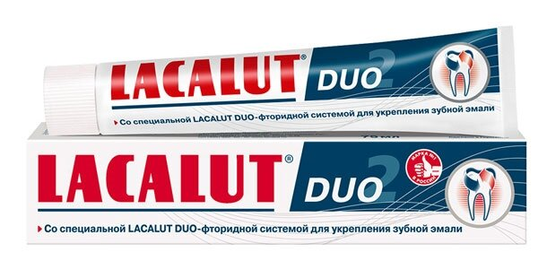 Зубна паста Lacalut Duo, 75 мл