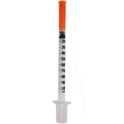 Шприц інсуліновий 1 мл U-100 BD Micro-Fine Plus 31G (0,25 x 6 мм), 1 штука