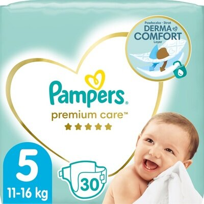 Підгузки дитячі Pampers Premium Care розмір 5, 11-16 кг, 30 шт