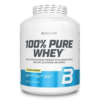 Протеїн Biotech 100% Pure Whey banana, 2,27 кг