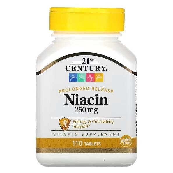 Ніацин 21st Century Niacin 250 мг, 110 таблеток