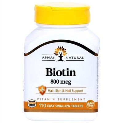 Біотин Apnas Natural таблетки по 800 мкг №110
