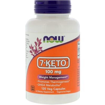 7-Кето ДГЕА NOW 7-Keto 100 мг вег. капсули №120
