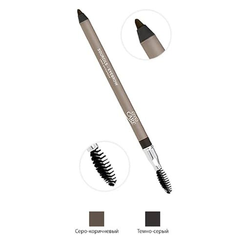 Олівець для брів Eye Care Cosmetic водостійкий, колір сіро-коричневий, 1,2 г