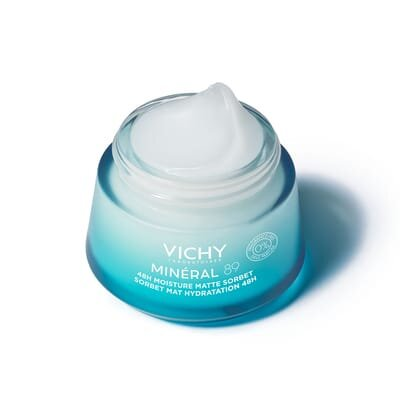 Гель-сорбет для обличчя Vichy Mineral 89 матувальний для жирної та комбінованої шкіри, зволоження 48 годин, 50 мл