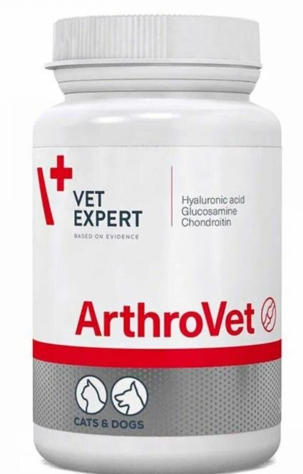 Артровет (ArthroVet) (ДЛЯ ТВАРИН) профілактика і лікування порушень функцій суглобових хрящів і суглобів, 60 таблеток